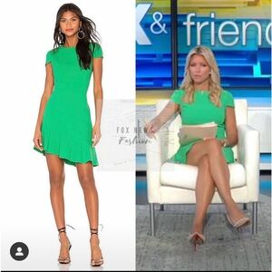 Alice + Olivia Green Mini Dress